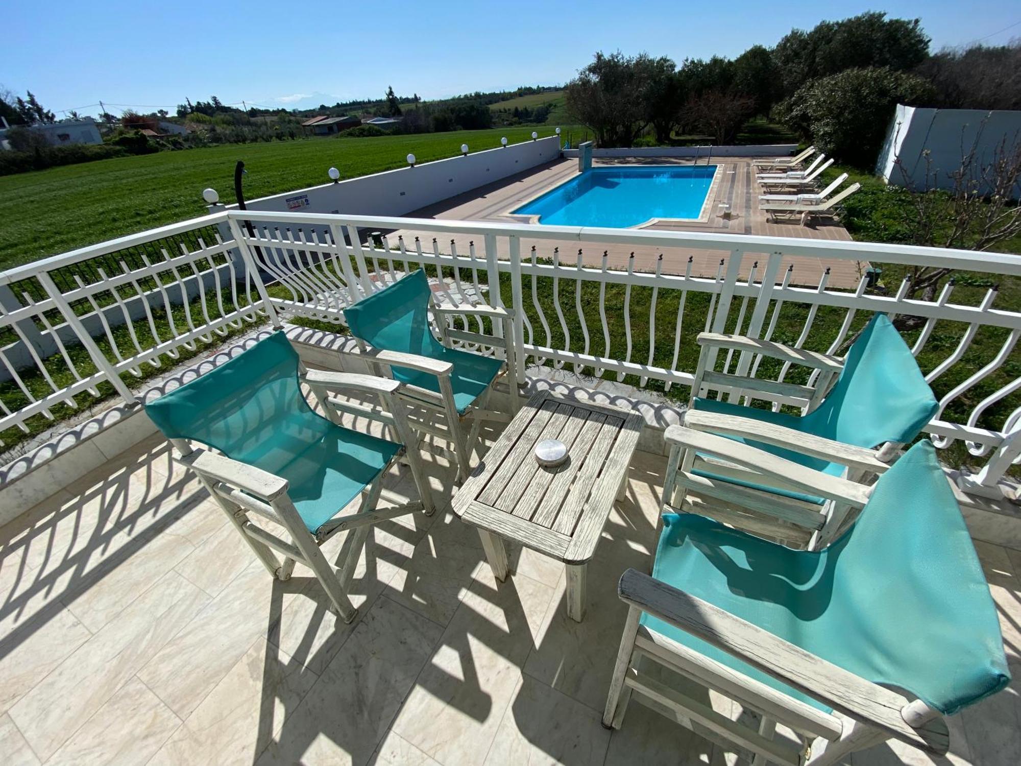 Villa Blue Apartments Agia Triada  Exterior photo
