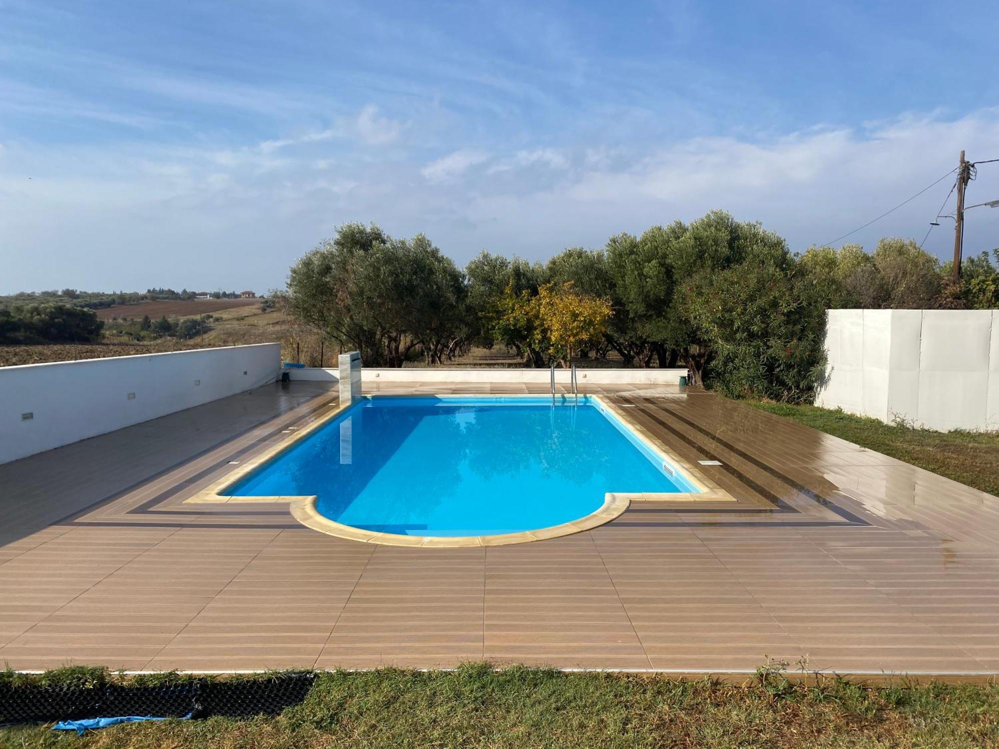Villa Blue Apartments Agia Triada  Exterior photo